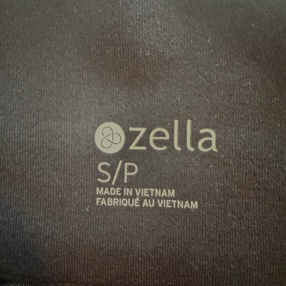 Zella Black Zip Track Jacket Women's Small Mesh Sleeve Stretch Activewear - Picture 7 of 10